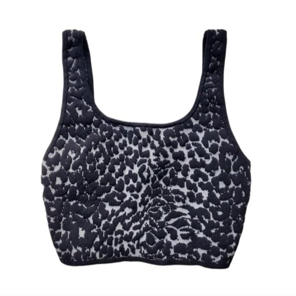 Aritzia Babaton Leopard Arjun Sculpt Knit Tank Size S - Picture 2 of 6